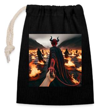 Follow Me to the Abyss - Infernal Devil's Pact #13 - Closable cotton gift bag (14x20cm) - black - Front