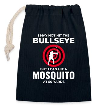 Archery Targets Archer Bullseye Shooting Sport - Closable cotton gift bag (14x20cm) - navy - Front