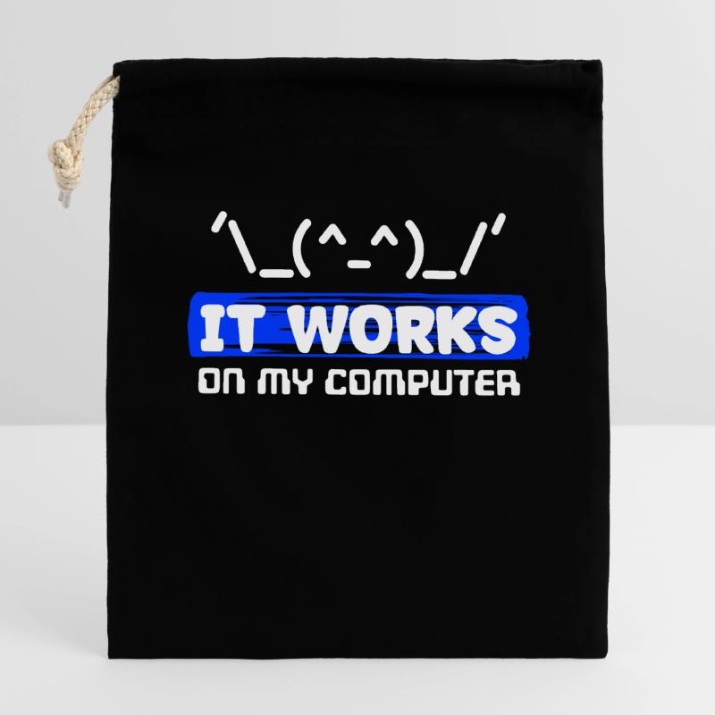 Debug Statement Bugfixing Skripting Code Developer Verschließbarer Geschenkbeutel aus Baumwolle (14x20cm)