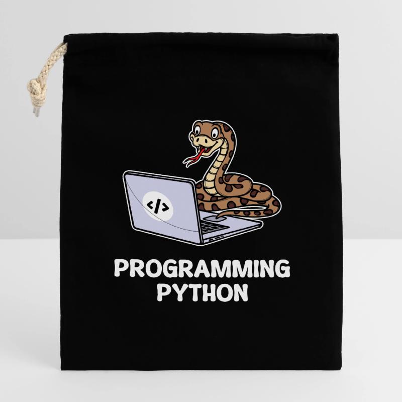 Skripting Programmierer Computer Debug Developer Verschließbarer Geschenkbeutel aus Baumwolle (14x20cm)
