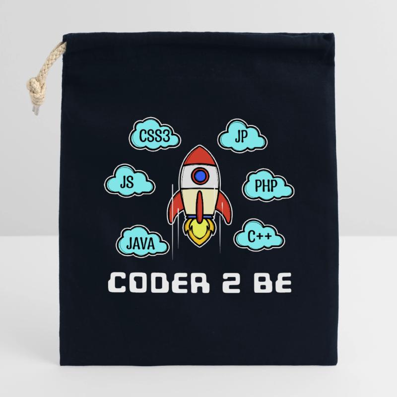 Developer Statement Css Php Java C++ Programmierer Verschließbarer Geschenkbeutel aus Baumwolle (14x20cm)