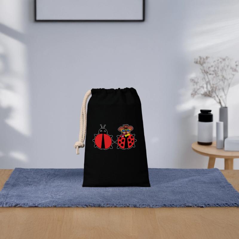 Bugs Bugfixing Debug Developer Computergeek Closable cotton gift bag (14x20cm)