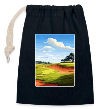 Bethpage Black Golf Club Reiseposter Souvenir - Verschließbarer Geschenkbeutel aus Baumwolle (14x20cm) - Navy - Vorne
