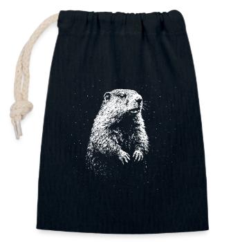 Wächter der Wildnis - Verschließbarer Geschenkbeutel aus Baumwolle (14x20cm) - Navy - Vorne