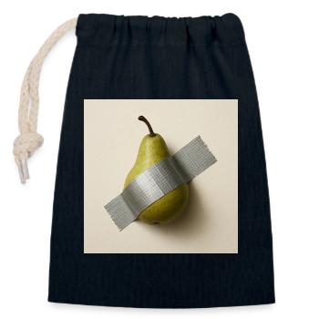 Abstrakte Birne Metaphorisches Kunstwerk - Verschließbarer Geschenkbeutel aus Baumwolle (14x20cm) - Navy - Vorne