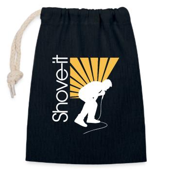 SHOVE IT SHOVE IT !! - SINGER - Sac cadeau en coton avec cordon (14 x 20 cm) - bleu marine - Devant