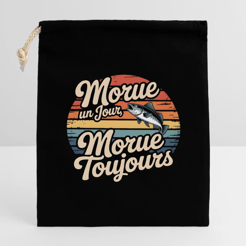 Cod Day Cod Always Closable cotton gift bag (14x20cm)