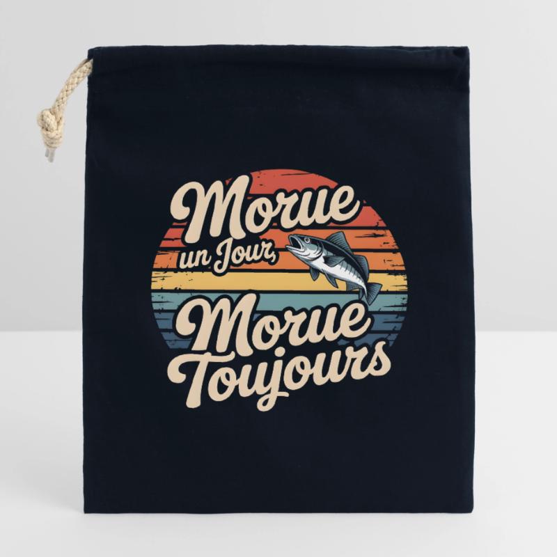 Once cod Cod Closable cotton gift bag (14x20cm)