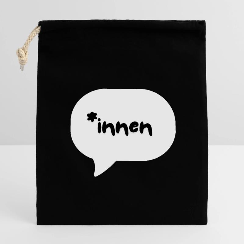 *inside Closable cotton gift bag (14x20cm)