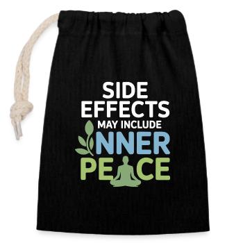Naturopath Side Effects Inner Peace Professional  - Closable cotton gift bag (14x20cm) - black - Front