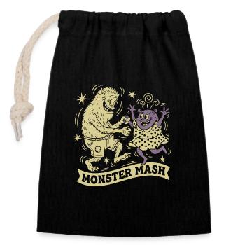 Monster Mash for Dark Textiles by Skashirts - Closable cotton gift bag (14x20cm) - black - Front