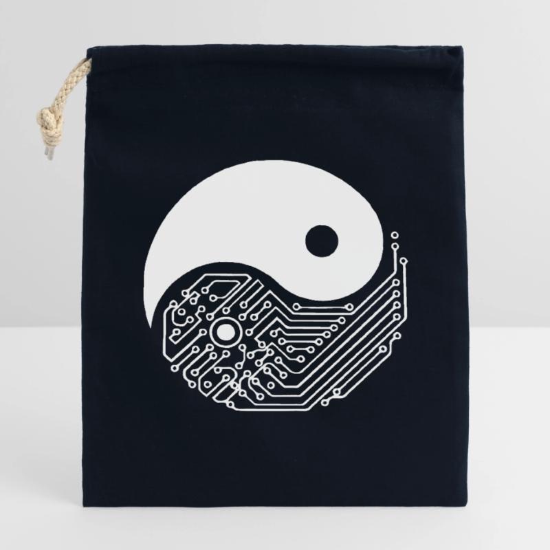 Machine Learning Deep Learning and AI ML Engineer Closable cotton gift bag (14x20cm)