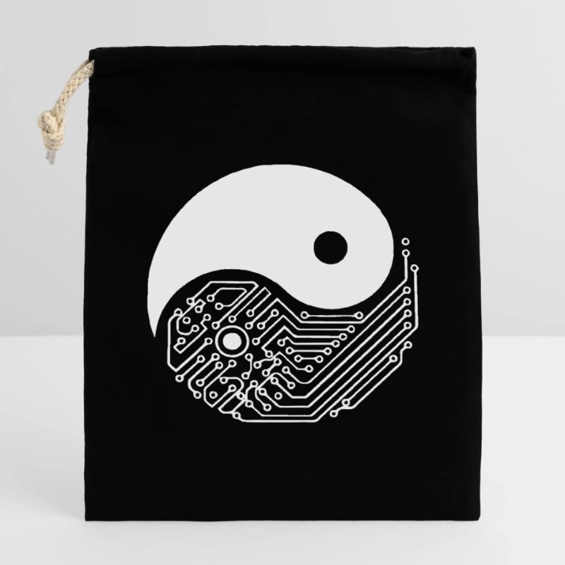 Machine Learning Deep Learning and AI ML Engineer Closable cotton gift bag (14x20cm)
