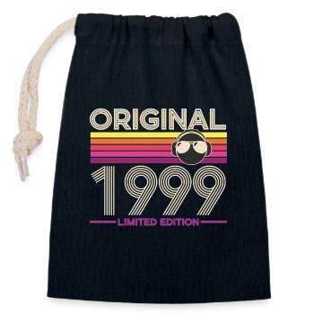 Originalausgabe von 1999 Vintage - Verschließbarer Geschenkbeutel aus Baumwolle (14x20cm) - Navy - Vorne