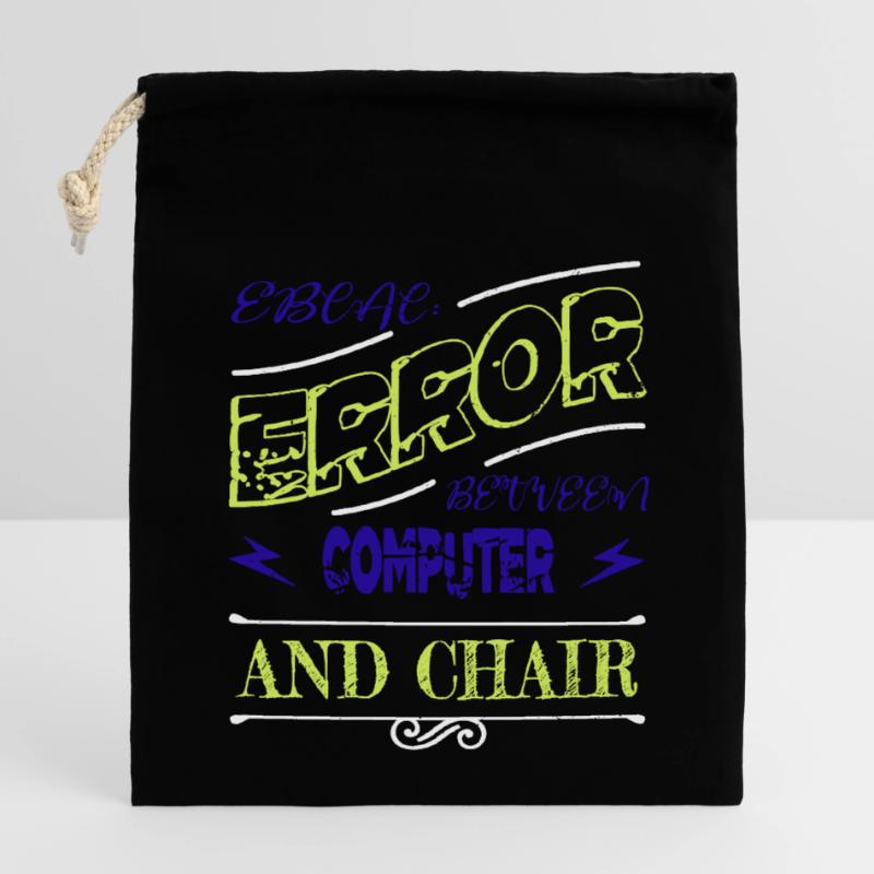 analyst present idea hacker computer science Verschließbarer Geschenkbeutel aus Baumwolle (14x20cm)