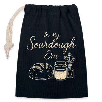 Backen Bäckerin Sauerteig In My Sourdough Era - Verschließbarer Geschenkbeutel aus Baumwolle (14x20cm) - Navy - Vorne