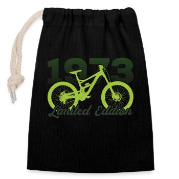 1973 Limited Edition Mountain Bike Bike Bike Bike - Closable cotton gift bag (14x20cm) - black - Front