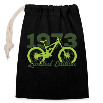 1973 Limited Edition Mountain Bike Bike Bike Bike - Closable cotton gift bag (14x20cm) - black - Front