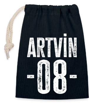 Artvin 08 – Stolz auf die Schwarzmeerregion - Verschließbarer Geschenkbeutel aus Baumwolle (14x20cm) - Navy - Vorne