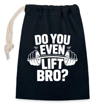 Hebst du überhaupt Bro Funny Workout Gym - Verschließbarer Geschenkbeutel aus Baumwolle (14x20cm) - Navy - Vorne