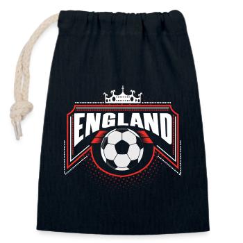 England Football Player World Cup Gift - Closable cotton gift bag (14x20cm) - navy - Front
