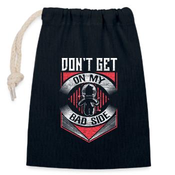 Voodoo Magic Creepy Cadeau - Sac cadeau en coton avec cordon (14 x 20 cm) - bleu marine - Devant