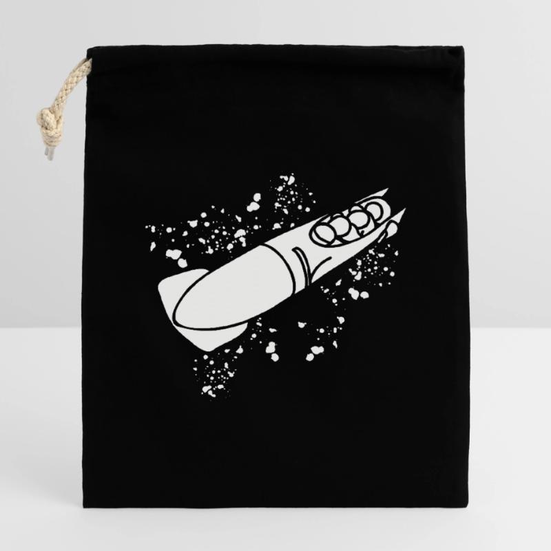 Bobsleigh Bobsleigh Four-man Bobsleigh Closable cotton gift bag (14x20cm)