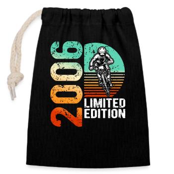 2006 Limited Edition Mountain Bike Bike Bike - Closable cotton gift bag (14x20cm) - black - Front