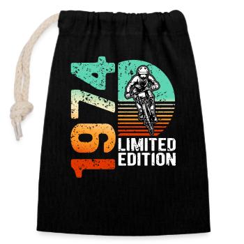 1974 Limited Edition Mountain Bike Bike Bike Bike - Closable cotton gift bag (14x20cm) - black - Front