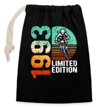 1993 Limited Edition Mountain Bike Bike Bike Bike - Closable cotton gift bag (14x20cm) - black - Front