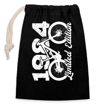 1984 Limited Edition Mountain Bike Bike Bike Bike - Closable cotton gift bag (14x20cm) - black - Front