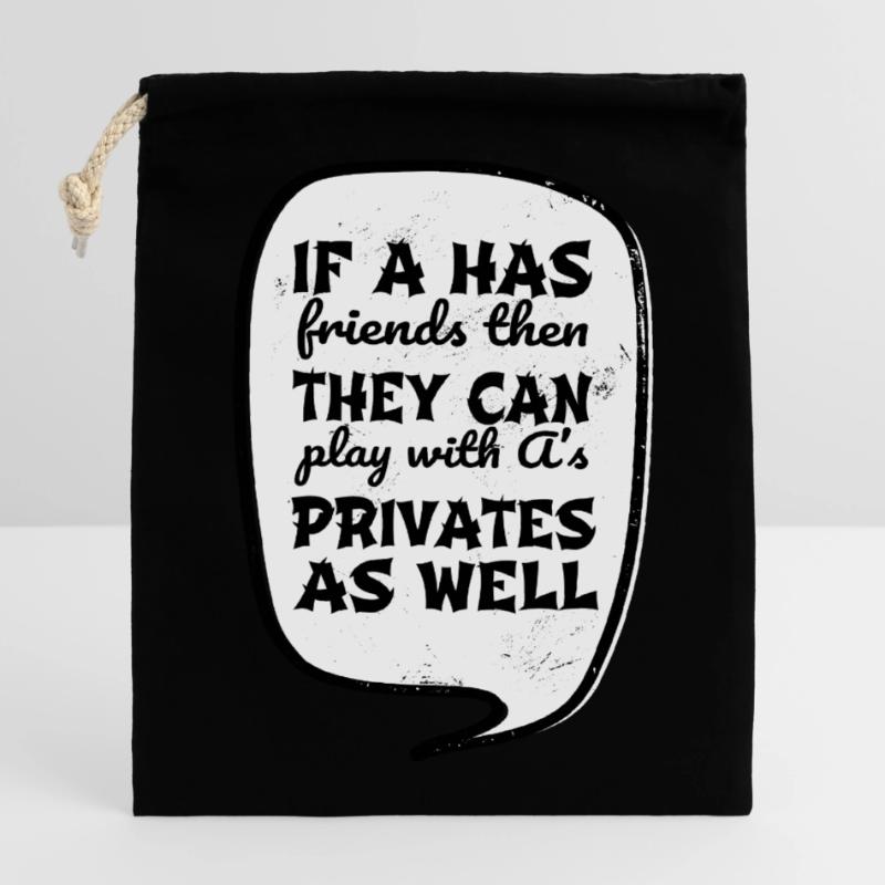 Geek Fullstack Developer Joke Programming Language Closable cotton gift bag (14x20cm)