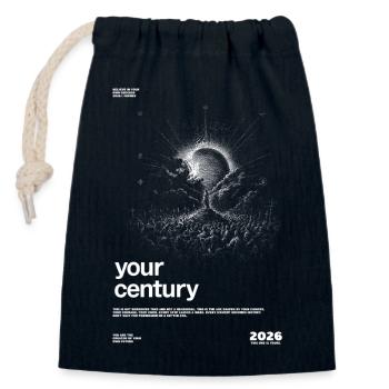 Your Century Explosion - Verschließbarer Geschenkbeutel aus Baumwolle (14x20cm) - Navy - Vorne