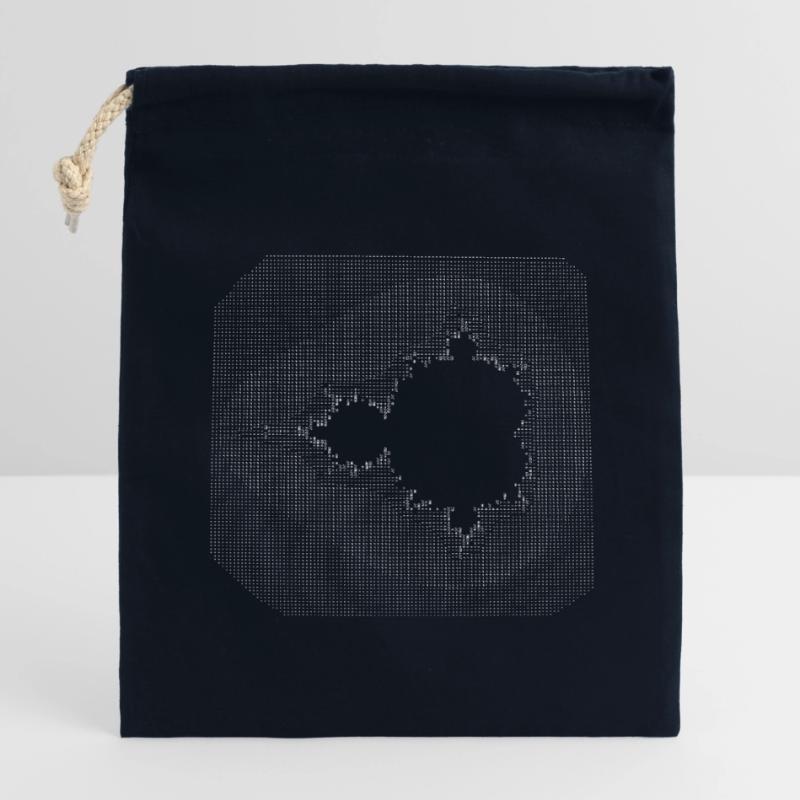 nerd mandelbrot ascii code programmer pc hacker IT Verschließbarer Geschenkbeutel aus Baumwolle (14x20cm)