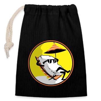 Sushi Go Reis Japan Tokio Miso Nigiri Maki Udon - Verschließbarer Geschenkbeutel aus Baumwolle (14x20cm) - Schwarz - Vorne