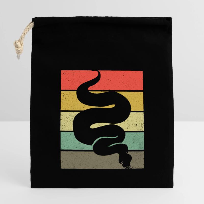 Python Verschließbarer Geschenkbeutel aus Baumwolle (14x20cm)