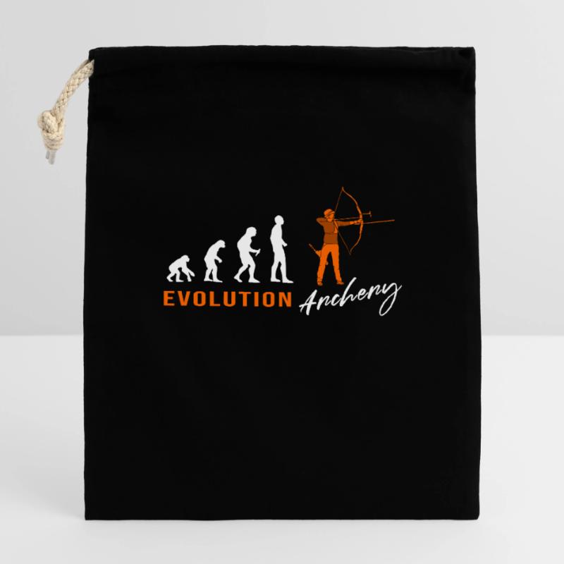 Arc d'archer Evolution Archery Sac cadeau en coton avec cordon (14 x 20 cm)