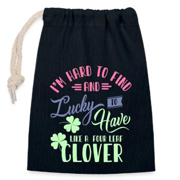 Redheads, redheads Irish women, Irish - Closable cotton gift bag (14x20cm) - navy - Front