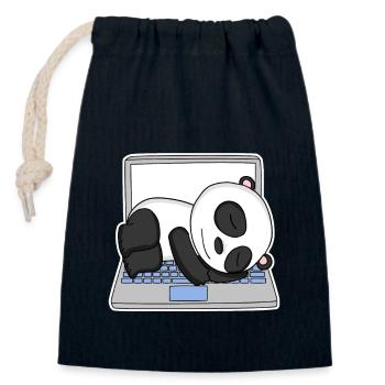 Computer Nerd Programmierer Herren Geschenk - Verschließbarer Geschenkbeutel aus Baumwolle (14x20cm) - Navy - Vorne