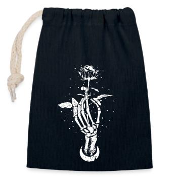 Okklutismus Occult Rose Hand Witchcraft Mond Tarot - Verschließbarer Geschenkbeutel aus Baumwolle (14x20cm) - Navy - Vorne