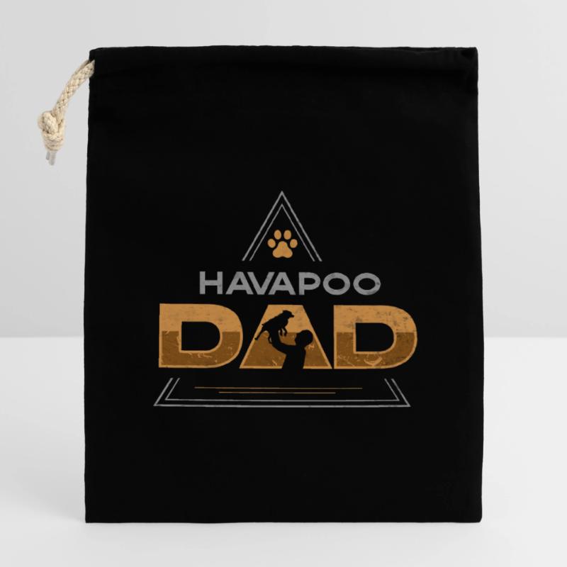havapoo, havapoo yorkiepoo, havapoo sky, Closable cotton gift bag (14x20cm)