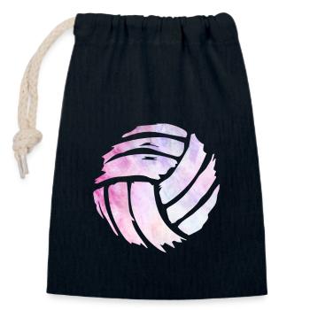 Volleyballmannschaft Volleyball Volleyballerin - Verschließbarer Geschenkbeutel aus Baumwolle (14x20cm) - Navy - Vorne