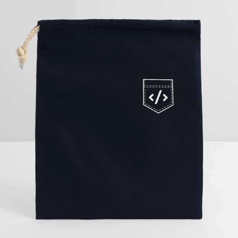 Hacking Programmierer Hacker Code Coding Geschenk Verschließbarer Geschenkbeutel aus Baumwolle (14x20cm)