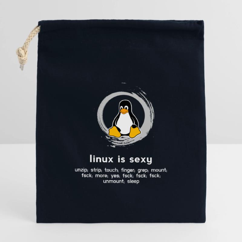 Computer Admin pc Programmierer Code System Humor Verschließbarer Geschenkbeutel aus Baumwolle (14x20cm)