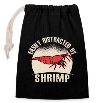Dwarf Prawn Shrimp Shrimp Aquascaper Aquascaper Aquastry - Closable cotton gift bag (14x20cm) - black - Front