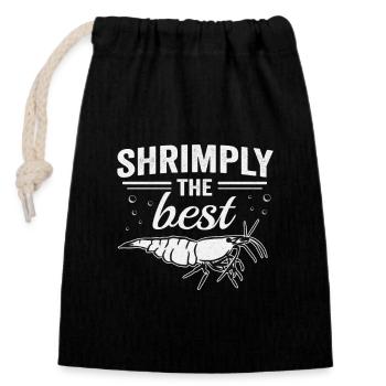 Dwarf Prawn Shrimp Shrimp Aquascaper Aquascaper Aquastry - Closable cotton gift bag (14x20cm) - black - Front