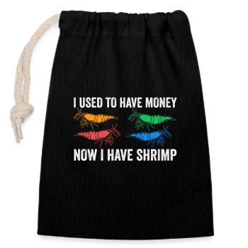 Dwarf Prawn Shrimp Shrimp Aquascaper Aquascaper Aquastry - Closable cotton gift bag (14x20cm) - black - Front