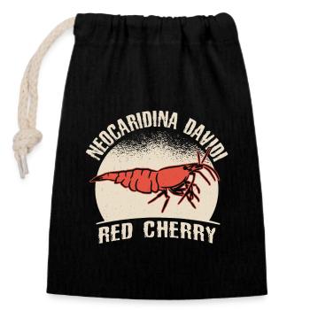 Dwarf Prawn Shrimp Shrimp Aquascaper Aquascaper Aquastry - Closable cotton gift bag (14x20cm) - black - Front