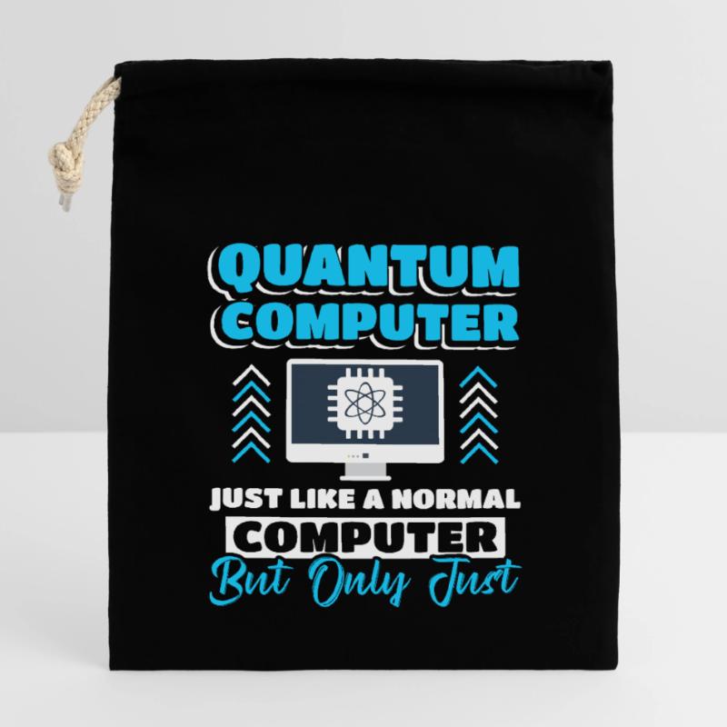 Quantencomputer Quantum Computing Verschließbarer Geschenkbeutel aus Baumwolle (14x20cm)