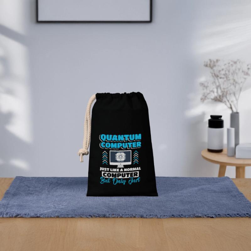 Quantencomputer Quantum Computing Verschließbarer Geschenkbeutel aus Baumwolle (14x20cm)